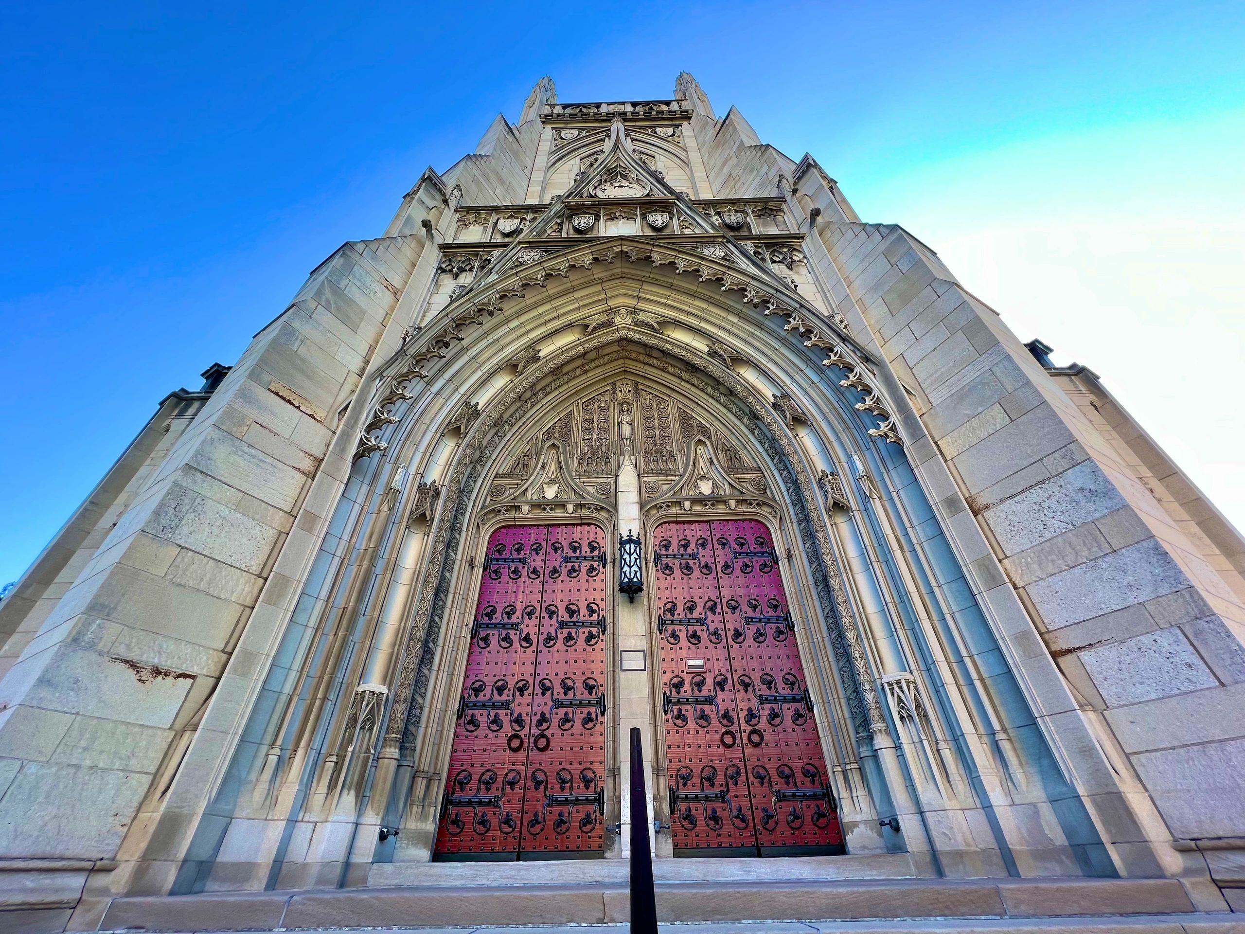 Welcoming church entrance